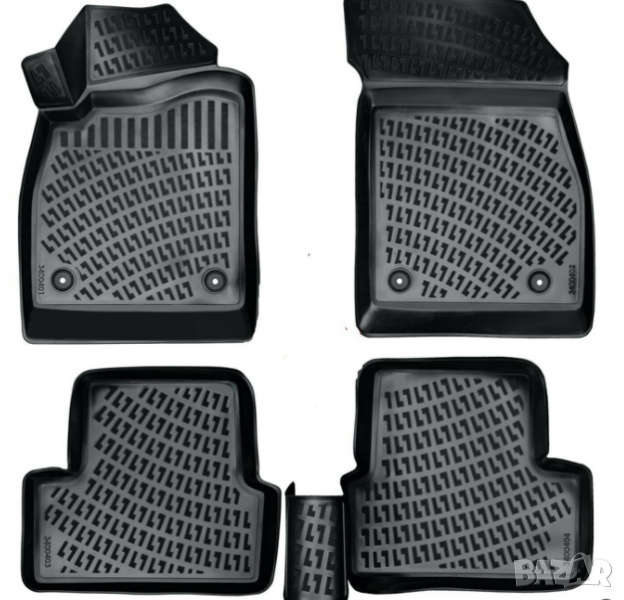 Гумени стелки RizLine за Mercedes B-class / w246 2011-2018, снимка 1