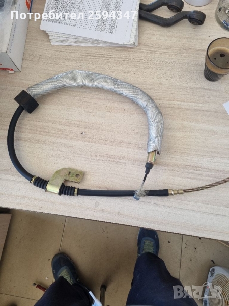 SSANGYONG MUSSO KORANDO 2.3-2.9D-TD 3.2cc BENZIN 1996-2005г ЖИЛО РЪЧНА ДЯСНО ЗА БАРАБАН SS, снимка 1