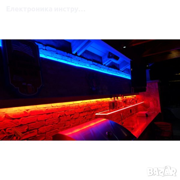 LED лента, цветна RGB, 5 метра водоустойчива с дистанционно управление, снимка 1
