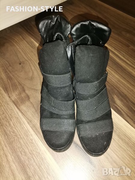 Черни обувки на платформа, снимка 1
