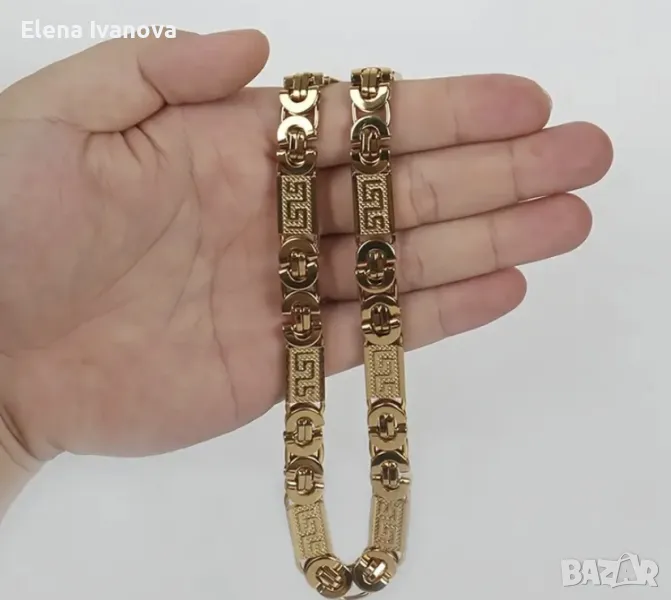 Уникален масивен ланец от медицинска стомана, снимка 1