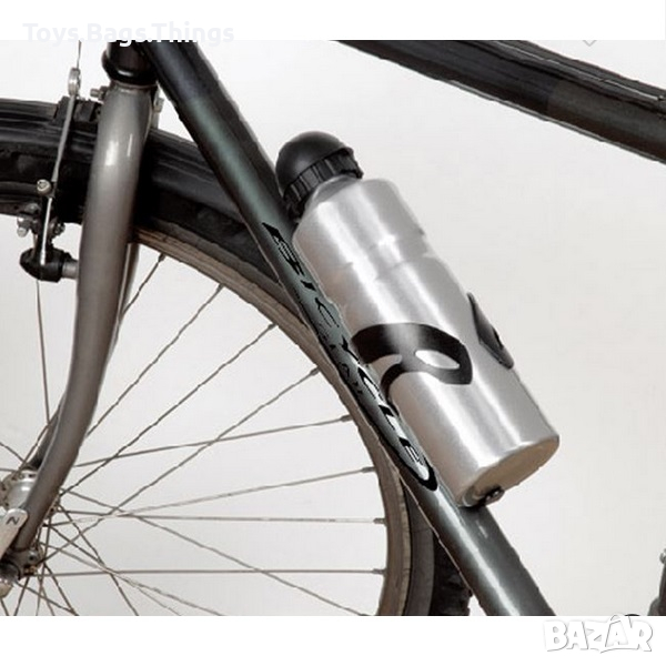 Стойка за шише, поставка за вело бутилка, за колело, черен, снимка 1