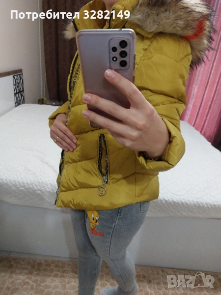 дамско жълто яке , снимка 1