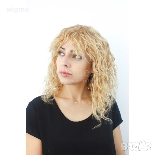 Къдрава тъмноруса от ЕСТЕСТВЕН косъм Кортни, снимка 1