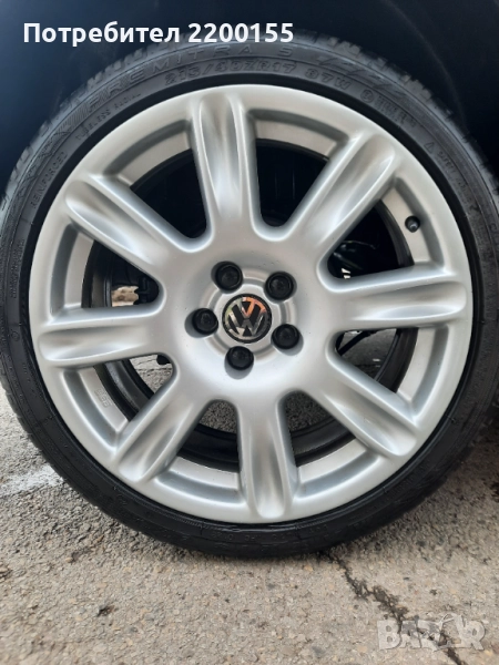 Джанти за фолксваген в много добро състояние. 17 - 5х100 ЕТ 35, снимка 1