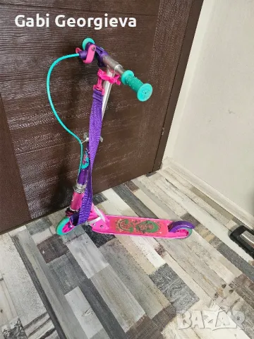 Детска сгъваема тротинетка за момиче от 3 до 6г