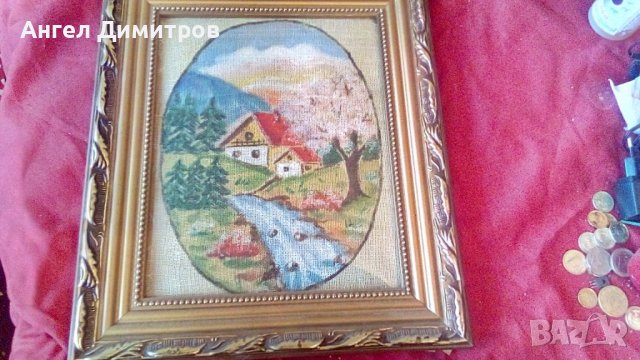 Красив гоблен ръчна изработка , снимка 1