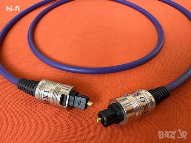 IXOS 106 Optical Digital Toslink Cable / Оптичен аудио кабел, снимка 5 - Ресийвъри, усилватели, смесителни пултове - 50967426