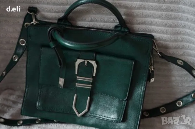 Christian Lacroix Original 100% Кожа Дизайнерска чанта, снимка 4 - Чанти - 47728455