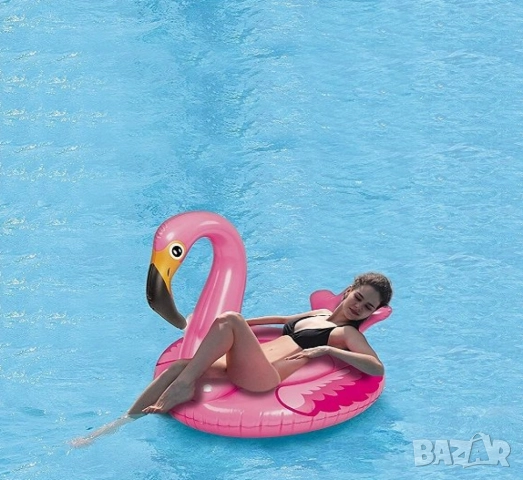 Надуваемо фламинго, 115х115см, снимка 5 - Други стоки за дома - 52093884