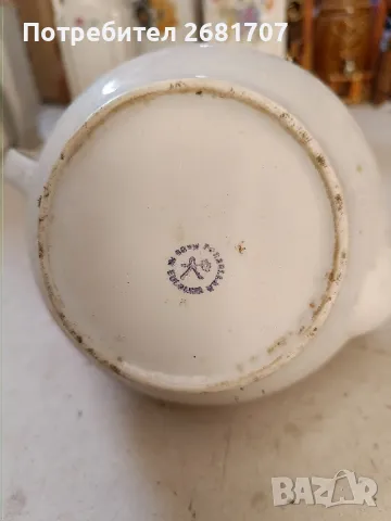 стар керамичен чайник , снимка 4 - Други ценни предмети - 48740860