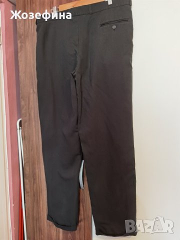 Мъжки официален черен панталон, снимка 2 - Панталони - 40871777