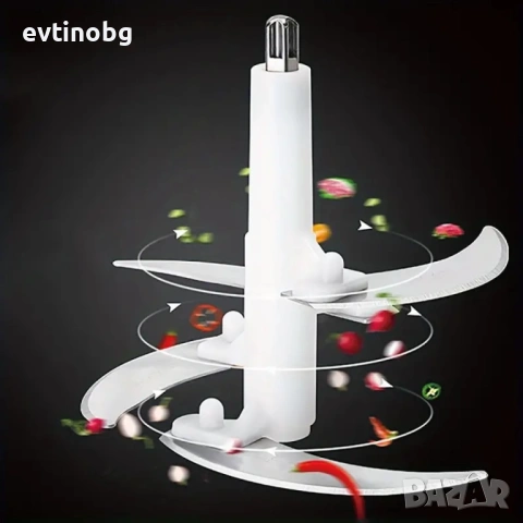 Висококачествен електрически чопър за смилане на месо,ядки и зеленчуци с обем 3 литра нов, снимка 6 - Миксери - 53801485