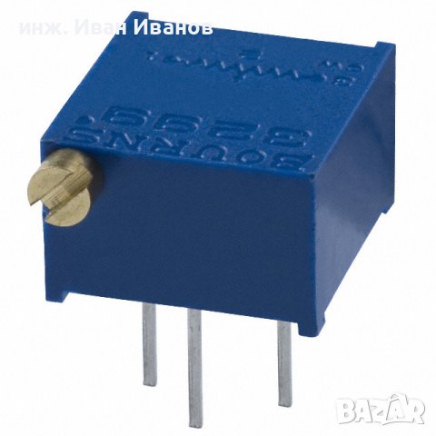 Прецизен тример потенциометър 10 кило ома, хоризонтален на Bourns Inc.- USA