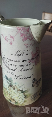 Метална кана* Ваза* Винтидж излъчване* , снимка 12 - Вази - 52397372