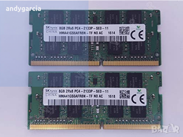 16GB DDR4 2133mhz Samsung Hynix SO-DIMM (1 x 16GB) 260 Pin PC4 17000, снимка 3 - RAM памет - 35791028