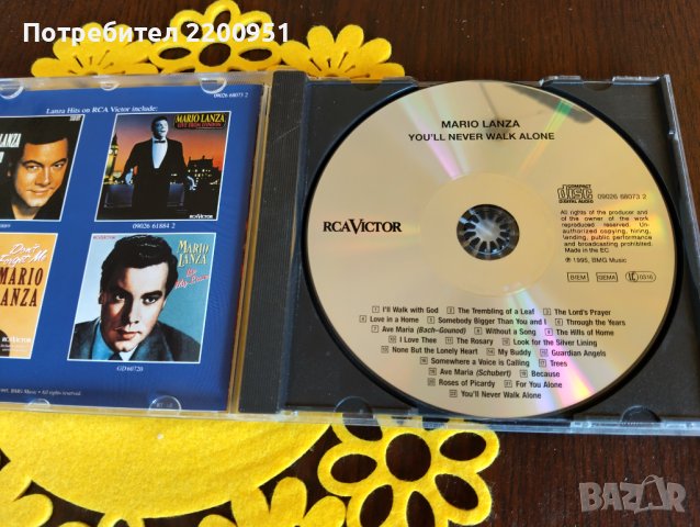 MARIO LANZA, снимка 5 - CD дискове - 44491689