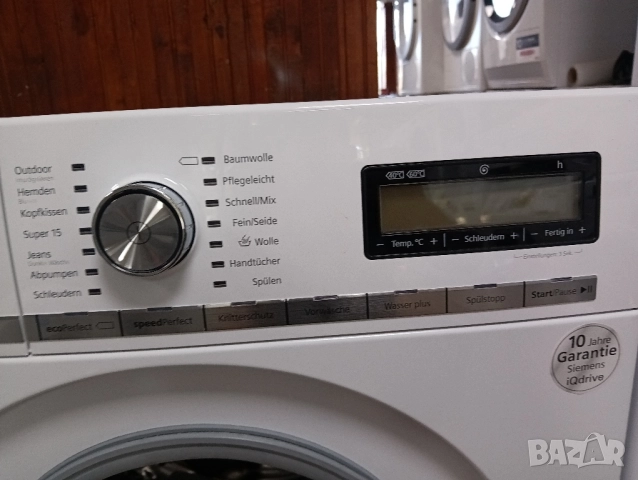 Комплект пералня и сушилня Сименс Siemens IQ 890 A+++ Made in Germany Гаранция!, снимка 11 - Перални - 51764057