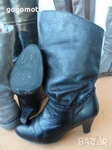 дамски 36 -37 кожени ботуши,100% естествена кожа, GOGOMOTO.BAZAR.BG , снимка 9 - Дамски ботуши - 13246371