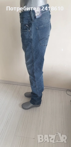 Replay Milano Anbass Stretch Slim Fit Mens Size 34/34 НОВО! ОРИГИНАЛ Мъжки Дънки!, снимка 17 - Дънки - 53578996