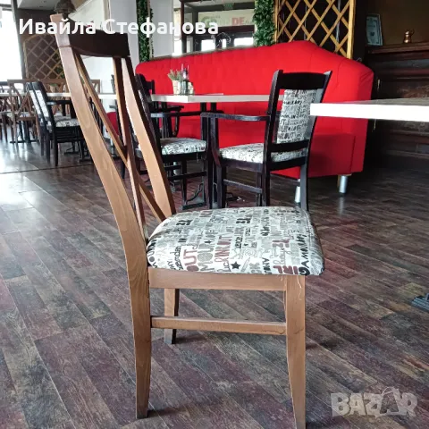 Комплект масивни маси със столове, снимка 4 - Обзавеждане за заведение - 50229776