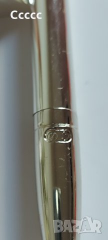 Пепелник  химикалка  и стойка за  нея от бял месинг , снимка 3 - Колекции - 34026439