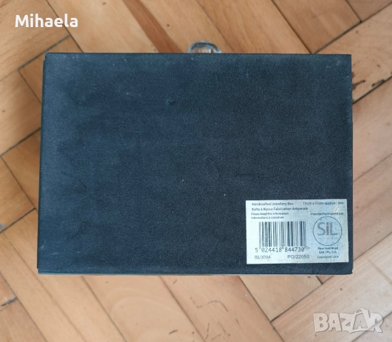 Луксозна кутия за бижута с кадифена вътрешност – 2 чекмеджета, флорален дизайн, снимка 3 - Подаръци за жени - 52187270