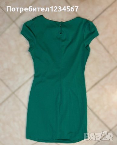 Дамска зелена рокля, снимка 2 - Рокли - 39255969