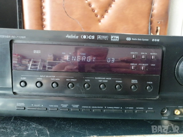 Sherwood RD-7106R AV рисивър, снимка 3 - Ресийвъри, усилватели, смесителни пултове - 51662083