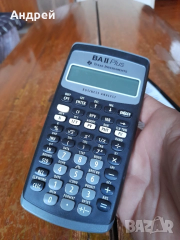 Калкулатор Texas Instrument BA II Plus, снимка 3 - Други ценни предмети - 53404440