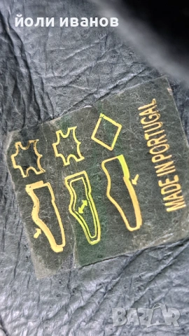 AJ-ARMANI JEANS-кожени шити,суров каучук ботуши-43, снимка 10 - Мъжки ботуши - 53783596