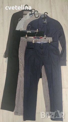 лот от 4 ризи и 3 панталона С-М