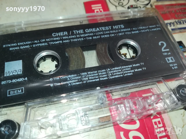 CHER-ORIGINAL TAPE 2407251645, снимка 4 - Аудио касети - 51130581