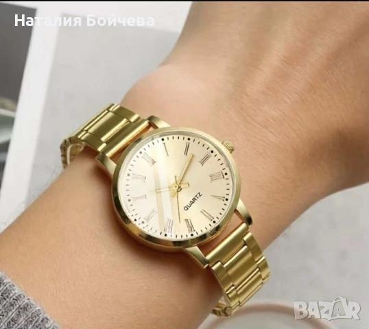 Изискан и стилен часовник с подарък гривна . , снимка 4 - Дамски - 53637587