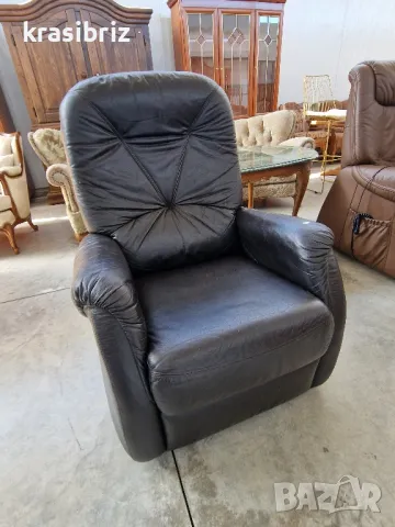 Релаксиращ Фотьойл Естествена кожа-внос от Германия!