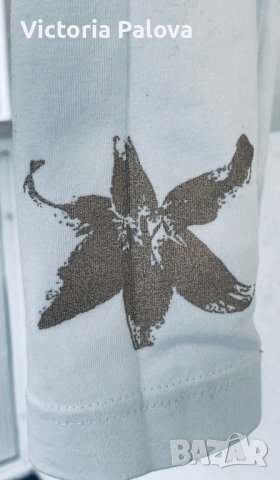 Небесносиня блуза/топ CLOSED лукс, снимка 5 - Блузи с дълъг ръкав и пуловери - 40511455