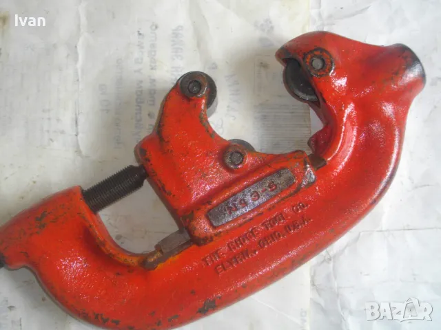 3 Цола RIDGID №23-3" Made in USA Тръборез масивен рязне стоманени тръби 68см/6,0кг/захват 11см 