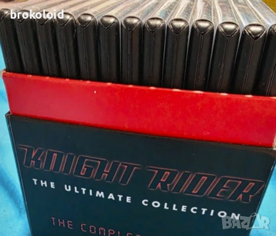Нощен Ездач Knight Rider (1982) DVD колекция всички епизоди сезони 1-4