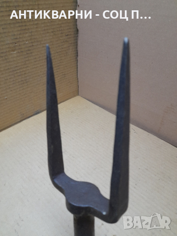 Стар Ръчно Кована Наковалня За Клепане На Коси., снимка 4 - Антикварни и старинни предмети - 44809438