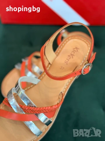 Дамски сандали Kickers естествена кожа  75 лв., снимка 4 - Сандали - 51376794