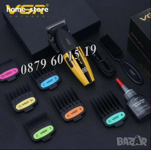 Безжична машинка за подстригване VGR 285, машинка за коса, снимка 5 - Машинки за подстригване - 52438492