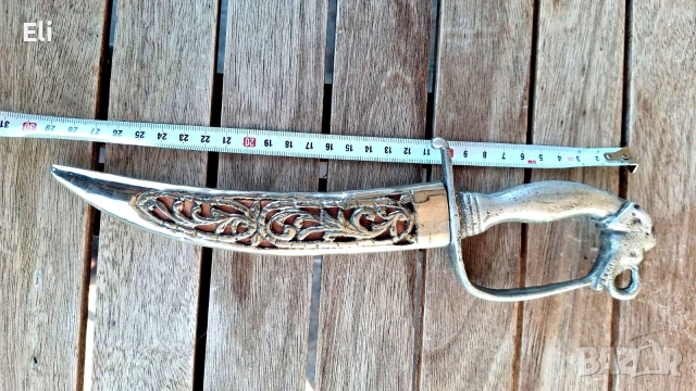 Античен арабски кинжал, снимка 4 - Антикварни и старинни предмети - 53489537