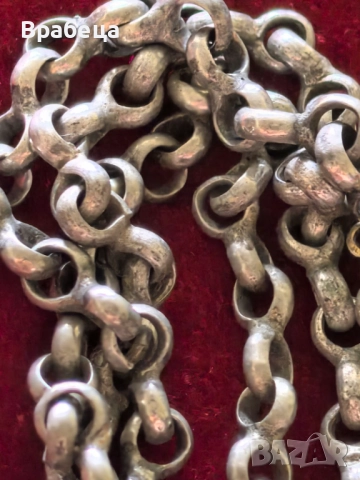 Кюстек. Сребърни ковани синджири, снимка 9 - Колекции - 51704571