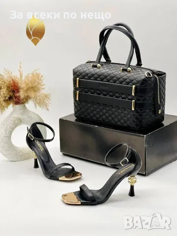 Chanel Дамски Сандали На Ток Шанел - Различни Цветове Код SEM-296, снимка 7 - Сандали - 55782997