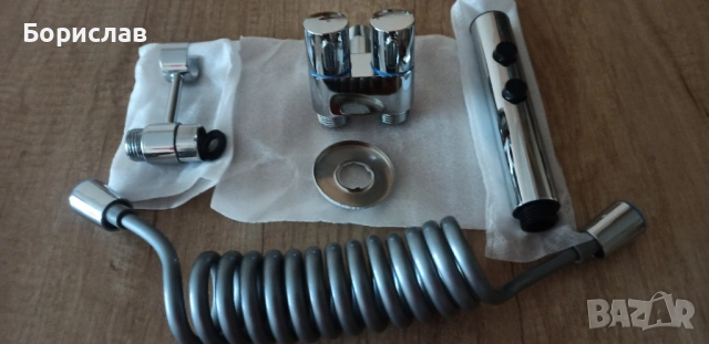 Хигиенен душ - Хром,Бял,Черен и Оръжейно сив, снимка 4 - Душове - 53853981