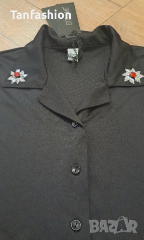 Сатенирана дамска риза, снимка 7 - Ризи - 42030990