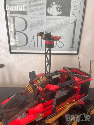 LEGO Ninjago 70750 Ninja DB X – Като нов, снимка 4 - Конструктори - 55925675