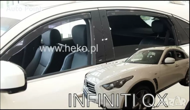 Ветробрани за INFINITI FX/QX (2008+) 5 врати - 4бр. предни и задни Неко 