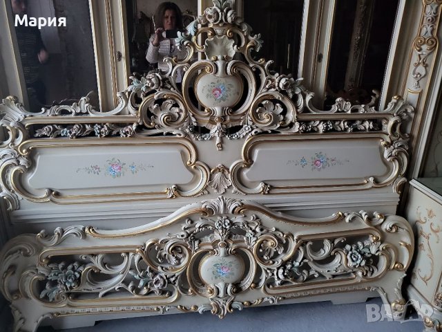 Италианска барокова спалня Silik 085, снимка 7 - Спални и легла - 38766472