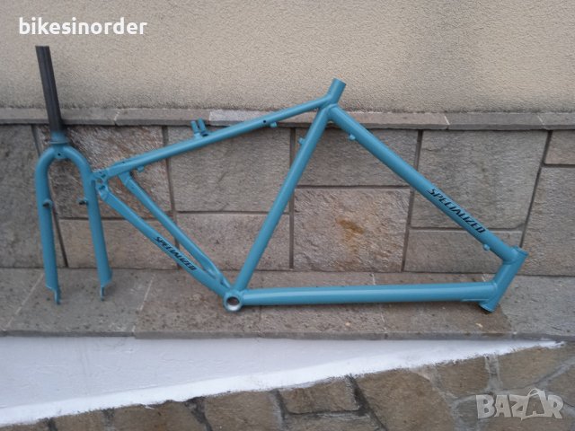 26" алуминиева рамка с вилка, снимка 6 - Части за велосипеди - 44926781